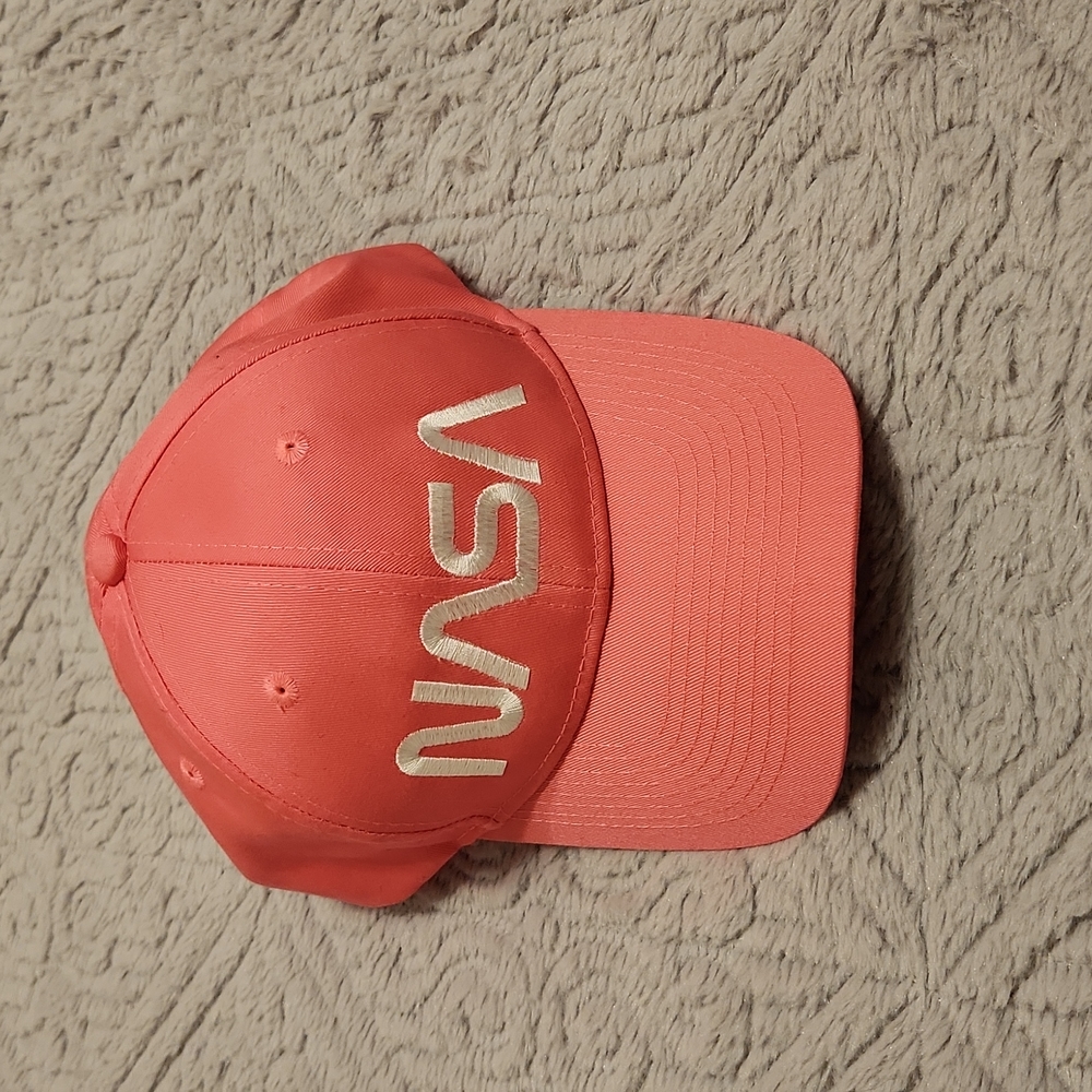 Pink NASA Worm hat